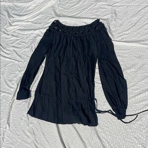 Roberto Cavalli Elegant Black Off-Shoulder Blouse